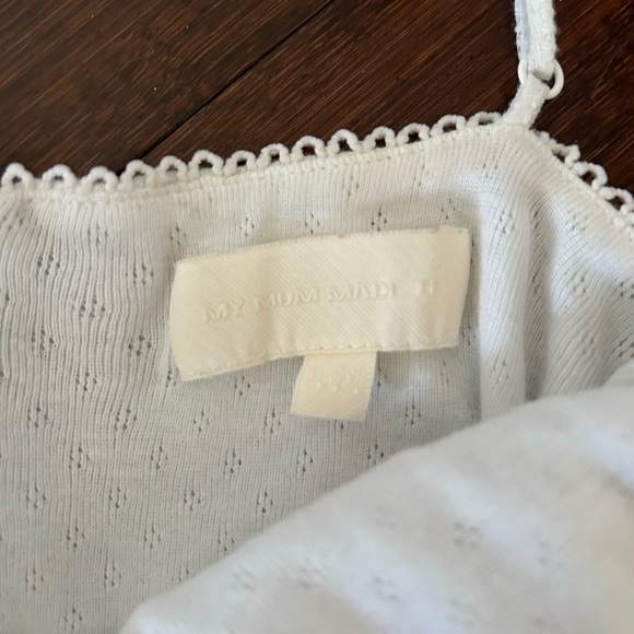 My Mum Made It pointelle mini dress - Picture 2 of 4